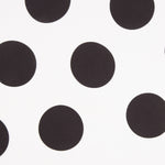 Cetim Spandex Bolinhas Maxi Preto - Ribes y Casals
