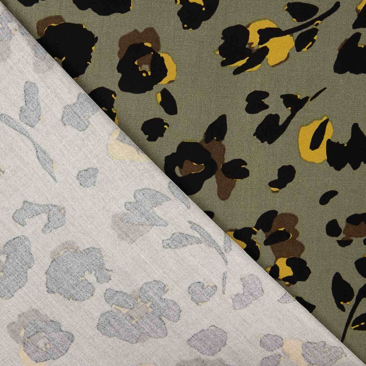 Viscose Estampada Jungle Chic verde - Ribes y Casals