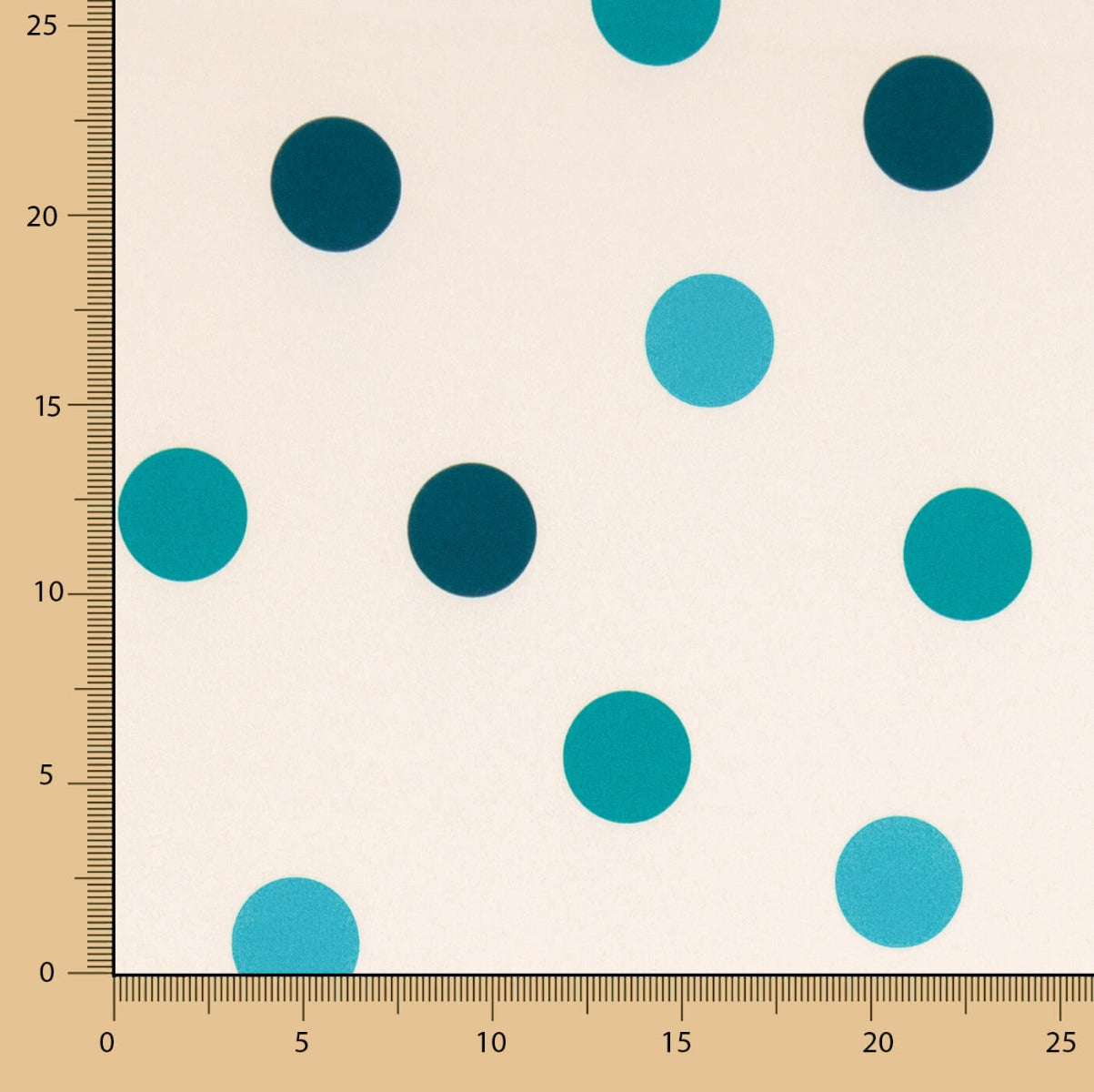 Fama Strecht Brilho Bolinhas Azul - Ribes y Casals