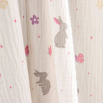 Muselina Algodão Coelhinhos Primavera - Ribes y Casals