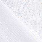 Muselina Algodão Estrelas Azul e Mostarda - Ribes y Casals