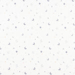 Muselina Algodão Luas e Estrelas Azul - Ribes y Casals