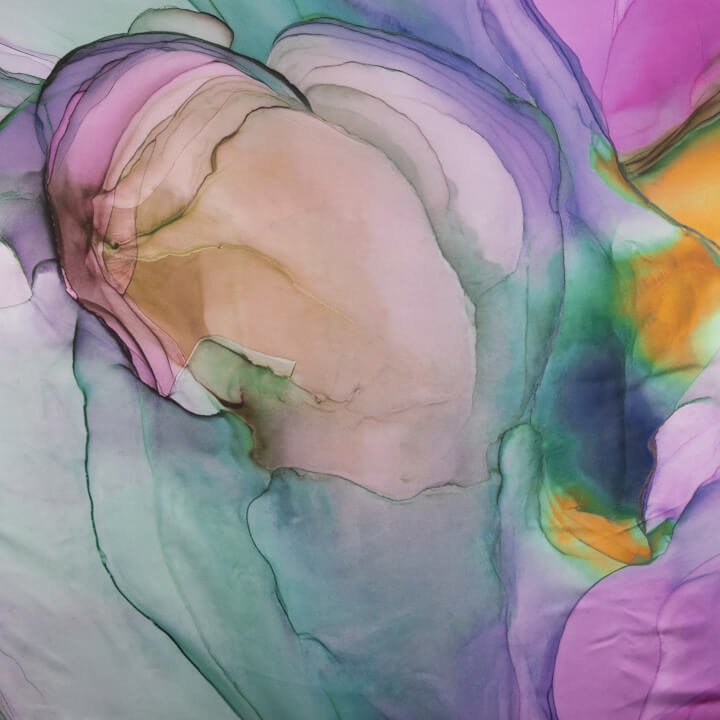 Saten estampado «Aguas» - Ribes y Casals