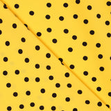 Crepe Bolas Preto 7mm Amarelo - Ribes y Casals