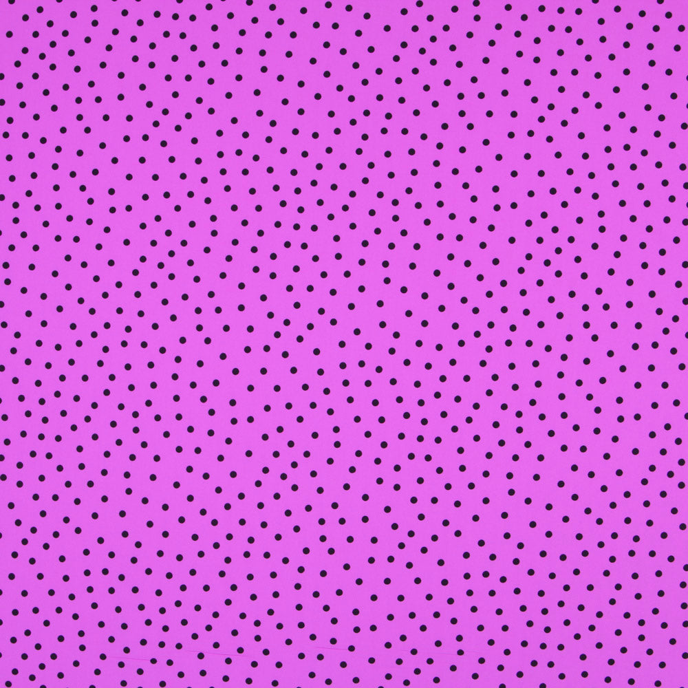 Crepe Bolas Preto 7mm Malva - Ribes y Casals