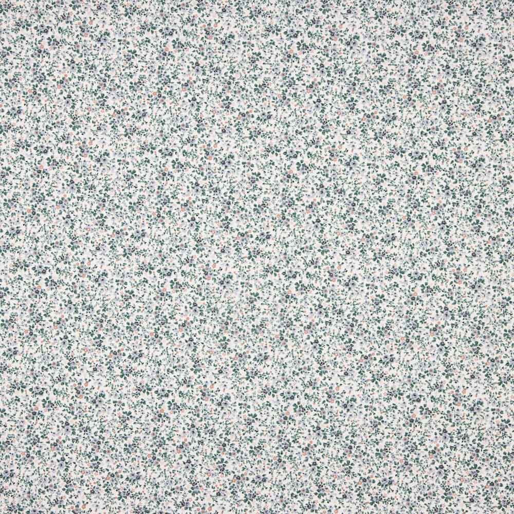 Viyela Algodão Flores Pequenas Azuis - Ribes y Casals