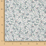 Viyela Algodão Flores Pequenas Azuis - Ribes y Casals