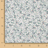 Viyela Algodão Flores Pequenas Azuis - Ribes y Casals