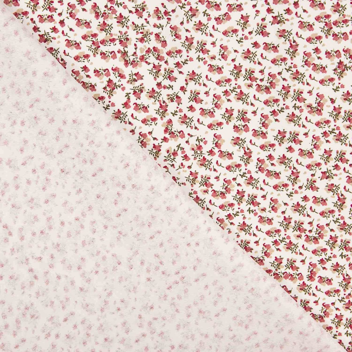 Viyela Algodão Florcinhas Rosadas - Ribes y Casals