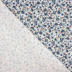 Viyela Algodão Florcinhas Denia Azuis - Ribes y Casals