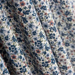 Viyela Algodão Florcinhas Denia Azuis - Ribes y Casals