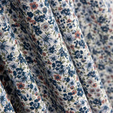 Viyela Algodão Florcinhas Denia Azuis - Ribes y Casals