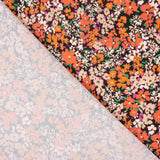 Crepe leve estampado Coral Garden - Ribes y Casals