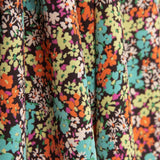 Crepe leve estampado floral Jungle Fúcsia - Ribes y Casals