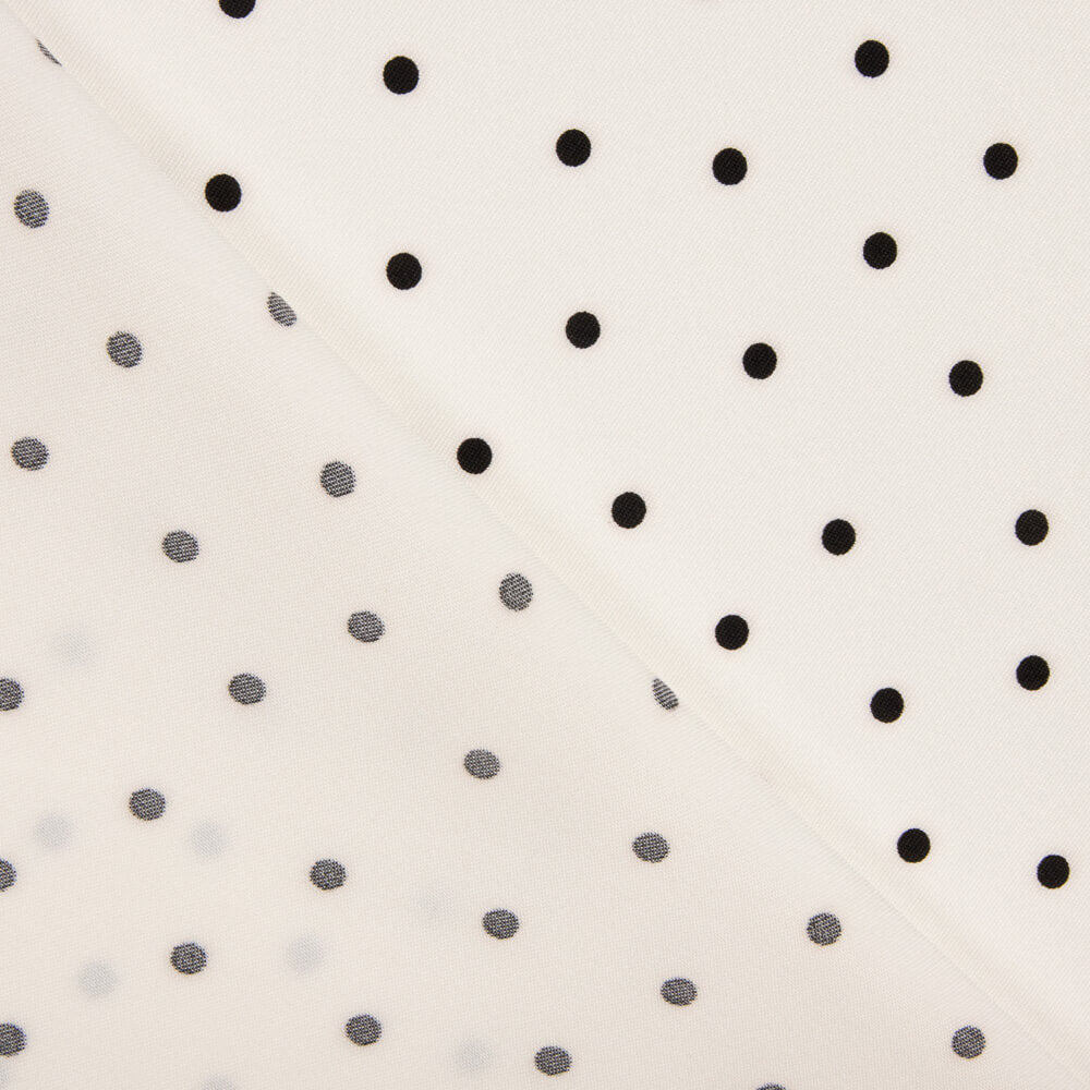 Casaco Elástico 0,5cm Bolinhas Branco - Ribes y Casals