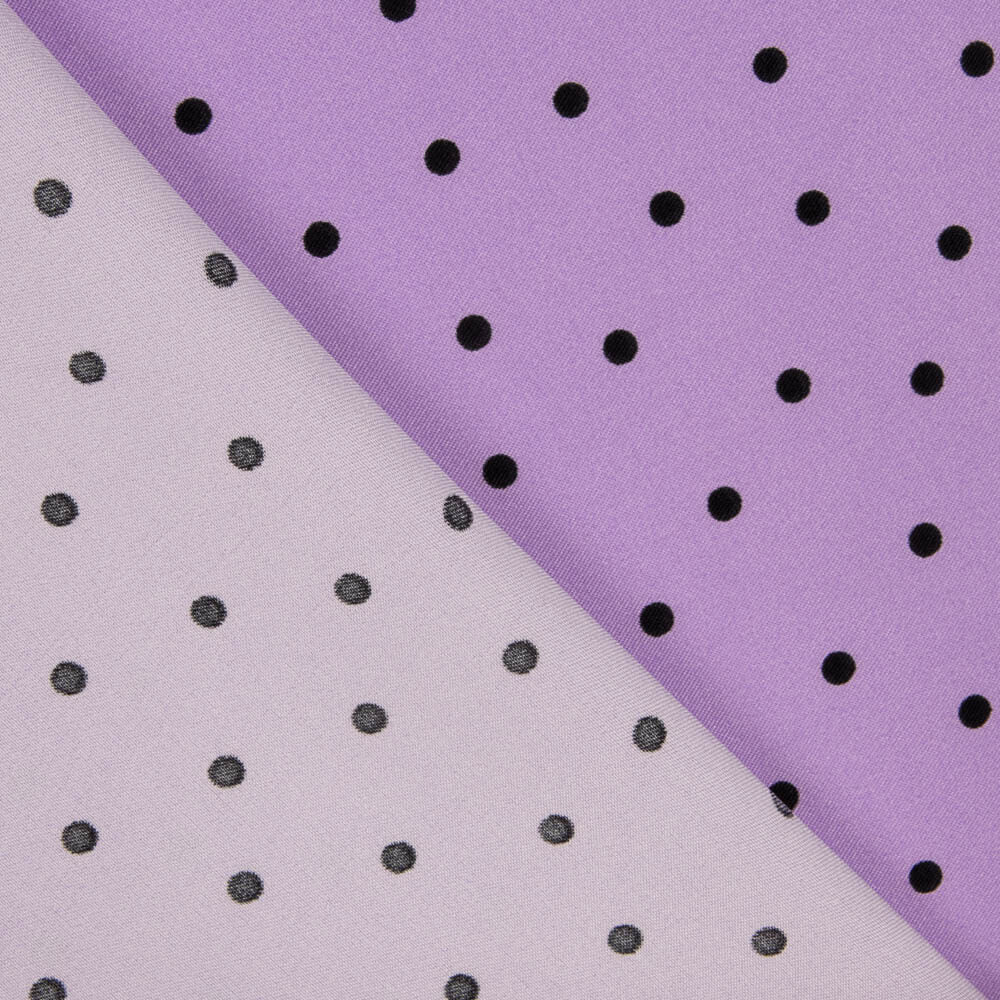 Casaco Elástico 0,5cm Bolinhas Malva - Ribes y Casals