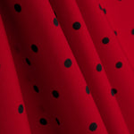 Casaco Elástico 0,5 cm Bolinhas Vermelho - Ribes y Casals