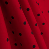 Casaco Elástico 0,5 cm Bolinhas Vermelho - Ribes y Casals