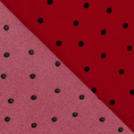 Casaco Elástico 0,5 cm Bolinhas Vermelho - Ribes y Casals