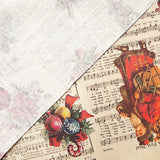 Resinada Antimanchas Natal Vintage Partituras - Ribes y Casals