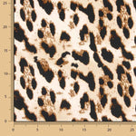 Malha de viscose com estampado Safari Selvagem - Ribes y Casals