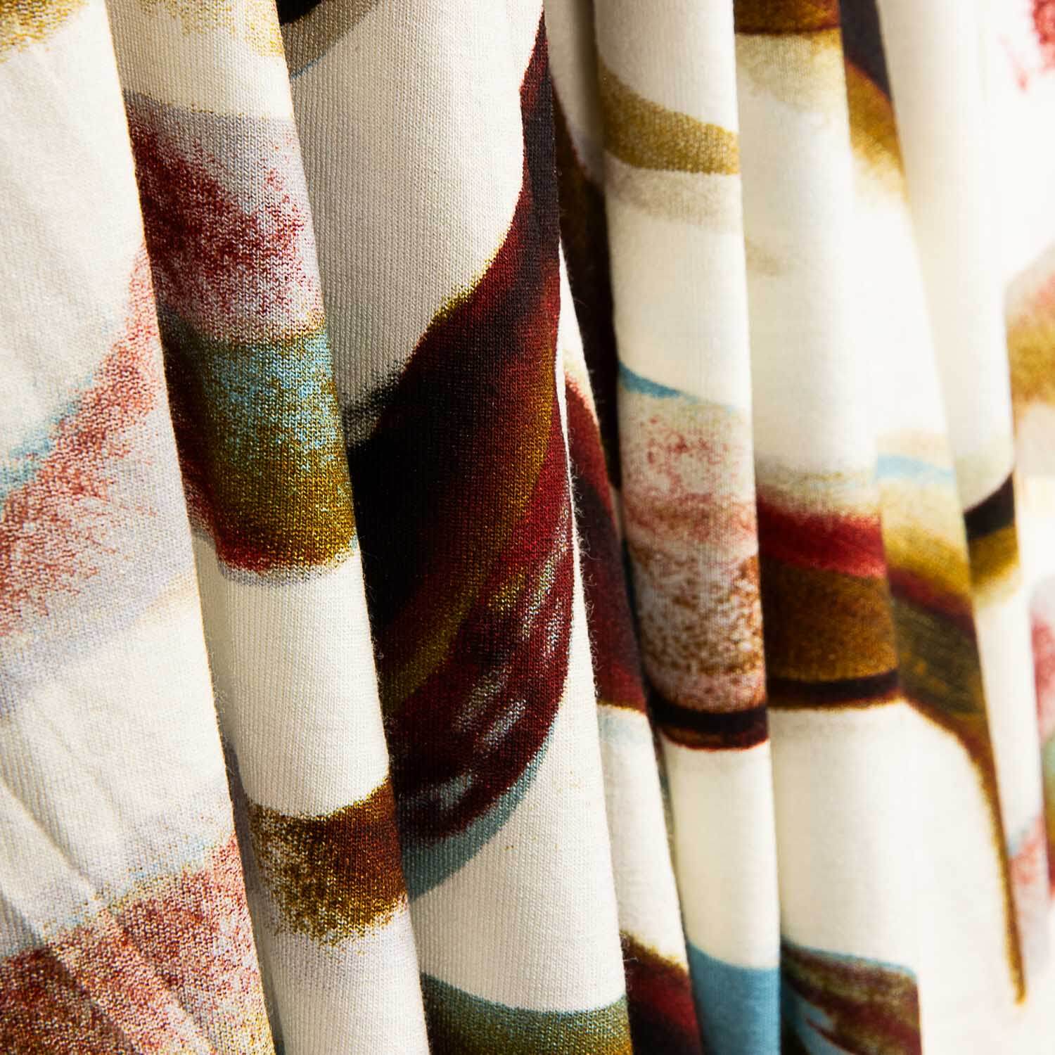 Malha viscosa elastano estampada zebra artística - Ribes y Casals