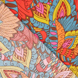 Viscose estampada étnica multicolorida - Ribes y Casals