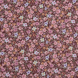 Popelina de Tecido de Algodão Jardim Selvagem Bordô - Ribes y Casals