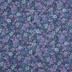 Popelina de Tecido de Algodão Jardim Selvagem Azul - Ribes y Casals