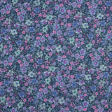 Popelina de Tecido de Algodão Jardim Selvagem Azul - Ribes y Casals