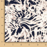 Cetim Duchesse Estampa Animal Branco Quebrado - Ribes y Casals