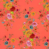 Xale Crepe Manila Coral - Ribes y Casals