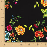 Xale Crepe Manila Preto - Ribes y Casals