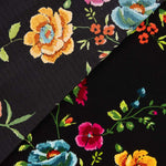 Xale Crepe Manila Preto - Ribes y Casals