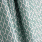 Lençol 100% algodão com Motivo de Losangos Verde-Água, 200 Fios - Ribes y Casals
