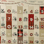 Painel de Tecido de Algodão Calendário do Advento Reversível - Ribes y Casals