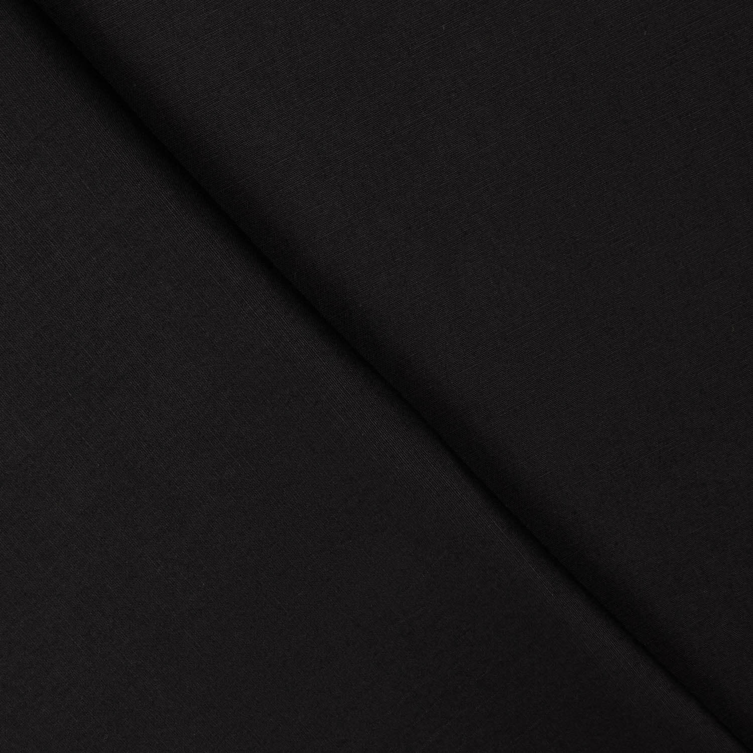 Popeline Spandex Preto - Ribes y Casals