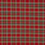 Loneta fina estampada com motivos natalícios, xadrez tartan e Lurex - Ribes y Casals
