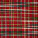Loneta fina estampada com motivos natalícios, xadrez tartan e Lurex - Ribes y Casals