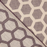 Tapeçaria Jacquard Hexa Bordô - Ribes y Casals