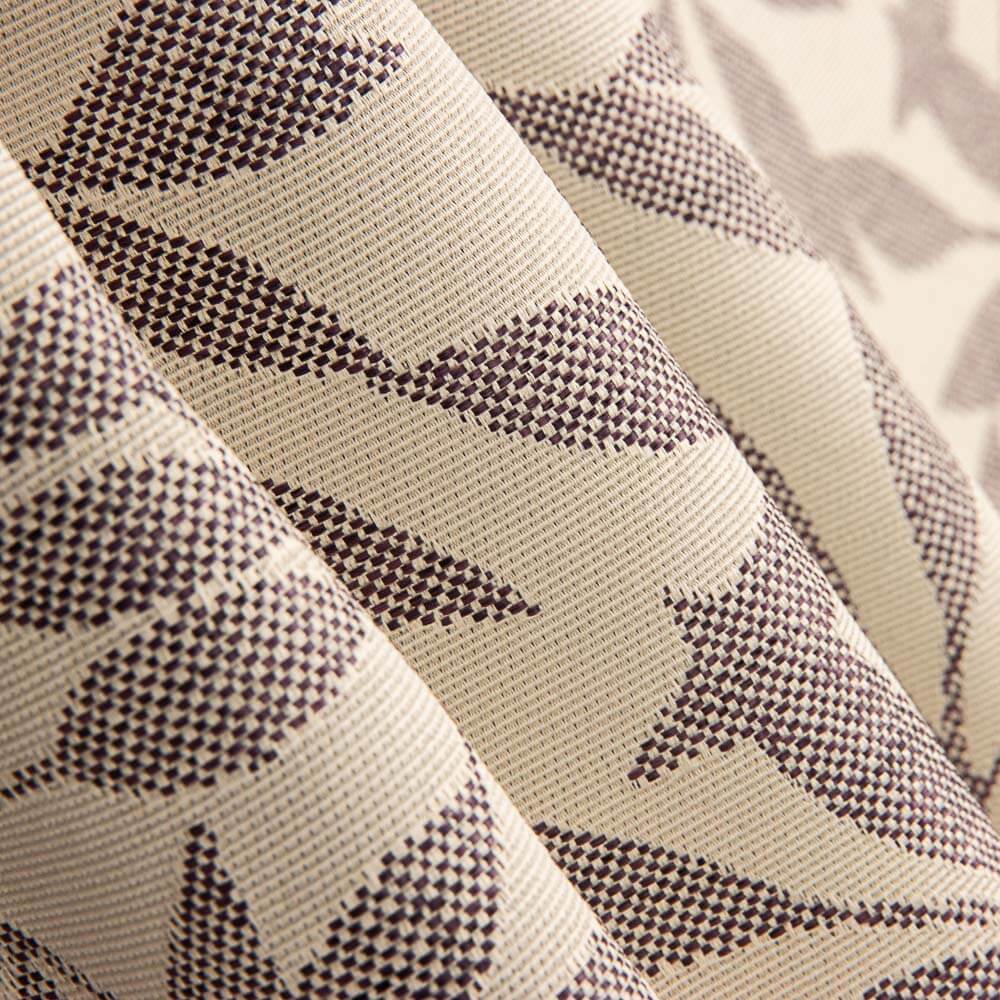 Retal Tapicería Jacquard Hojas Burdeos 100x280 cm - Ribes y Casals