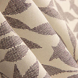 Retal Tapicería Jacquard Hojas Burdeos 100x280 cm - Ribes y Casals