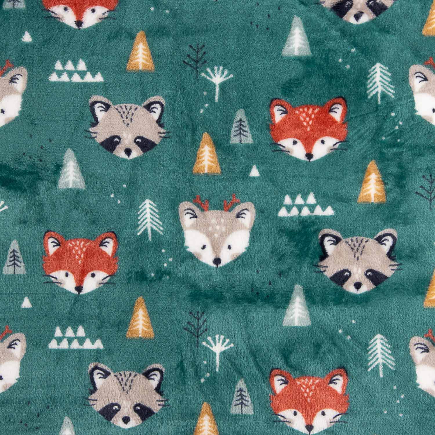 Minky Suave Bosque Animais - Ribes y Casals