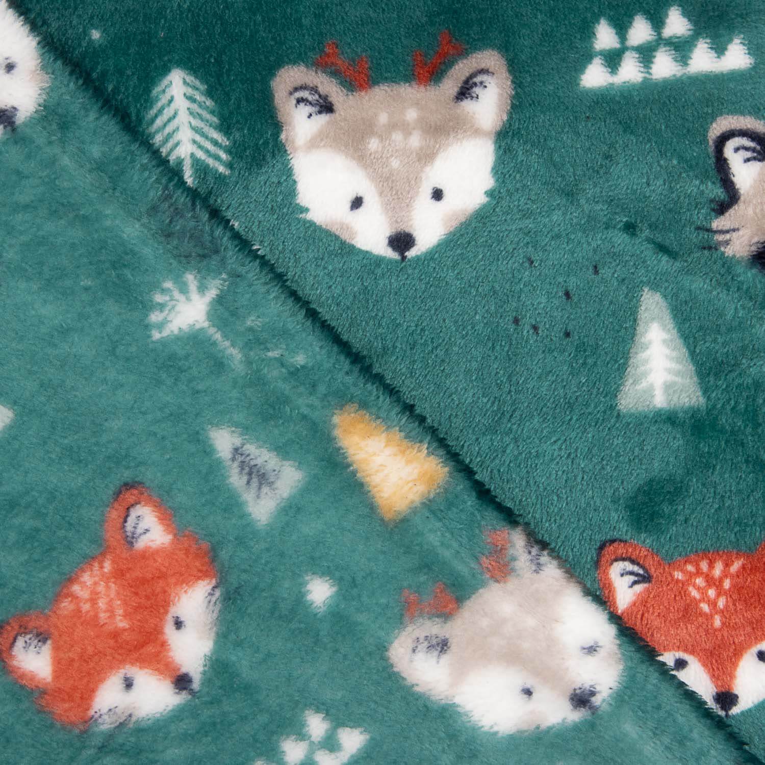 Minky Suave Bosque Animais - Ribes y Casals