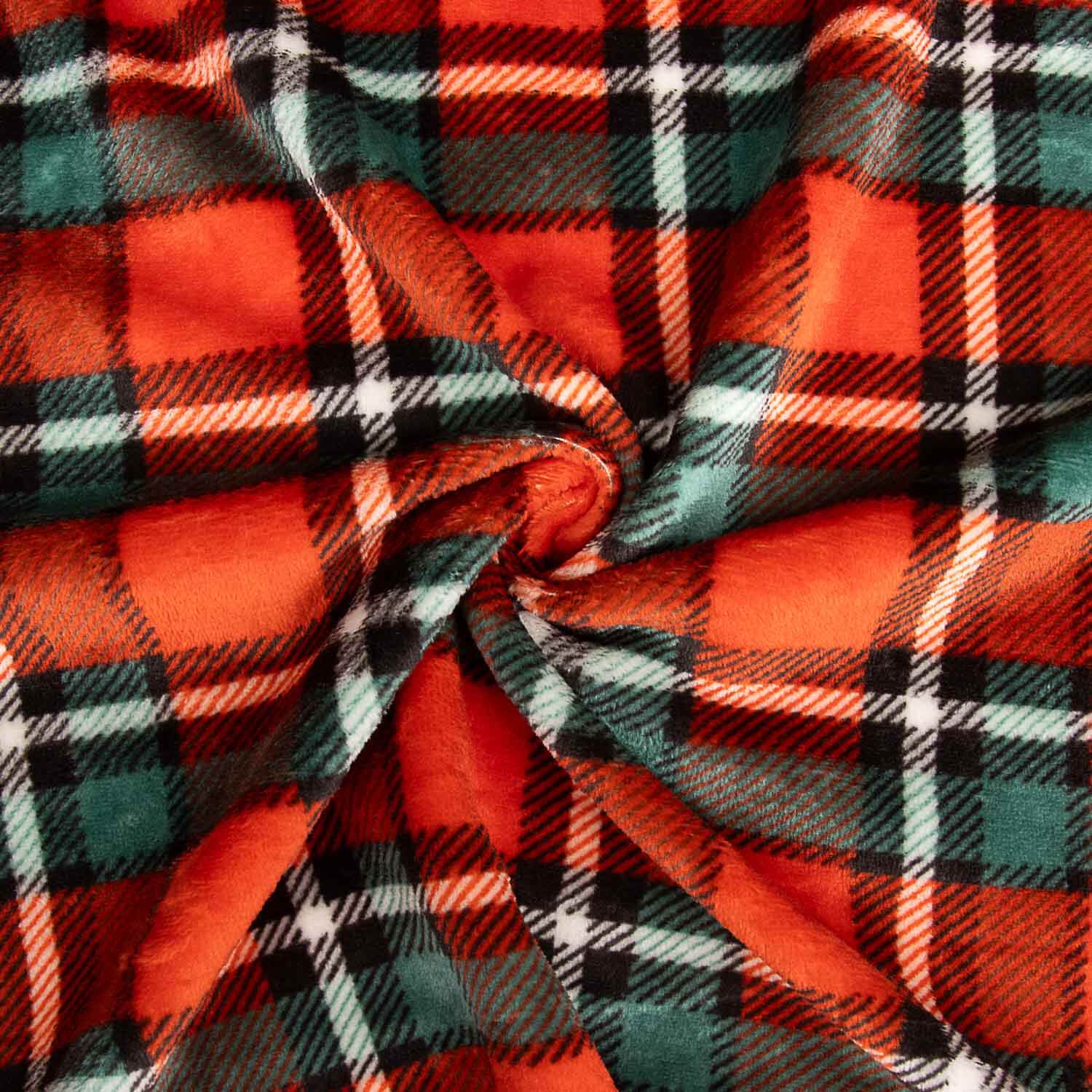 Minky Suave Quadrados Natal - Ribes y Casals