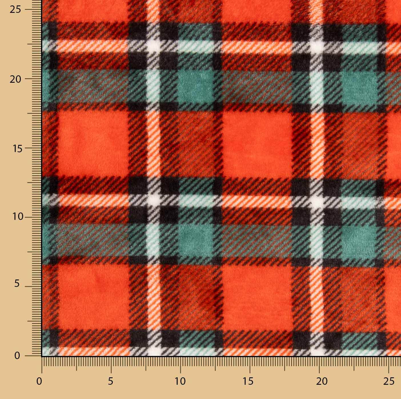 Minky Suave Quadrados Natal - Ribes y Casals