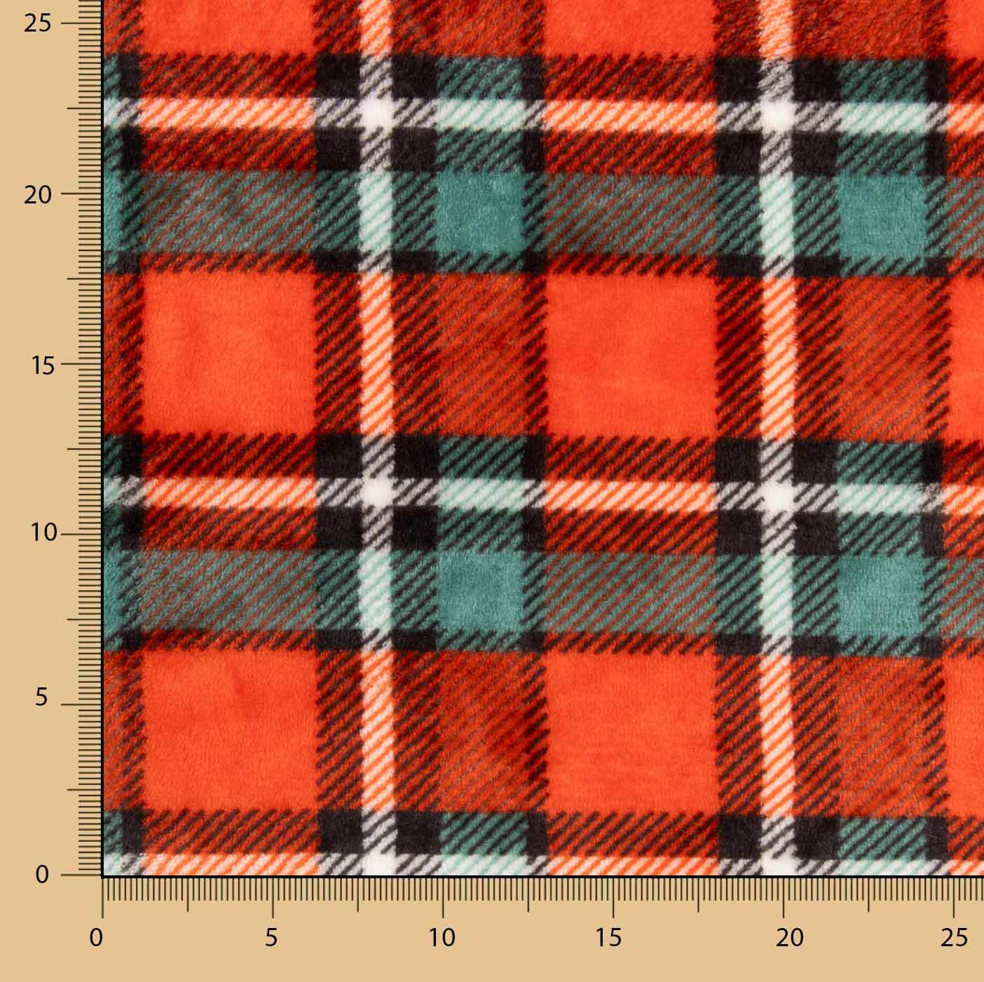 Minky Suave Quadrados Natal - Ribes y Casals