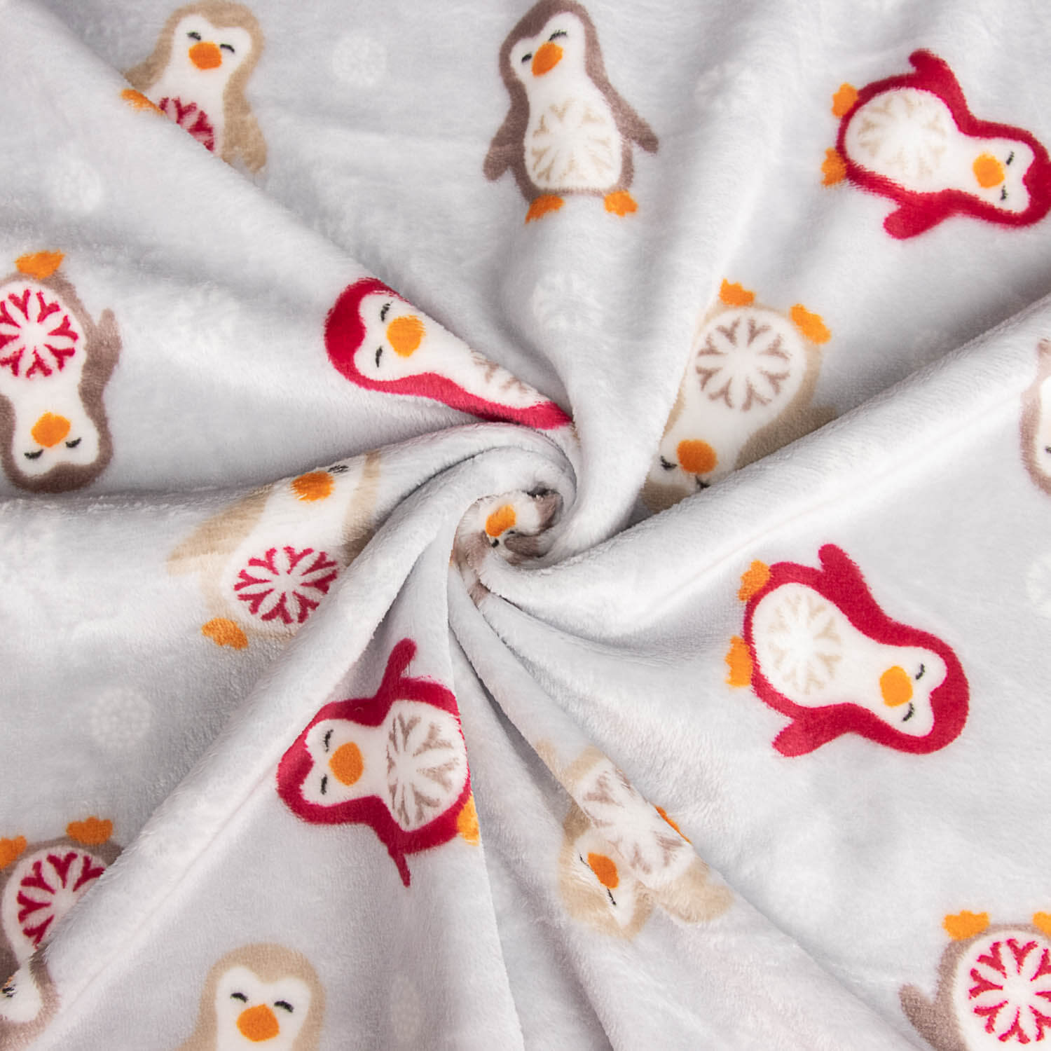 Minky Suave Pinguins OEKO-TEX - Ribes y Casals