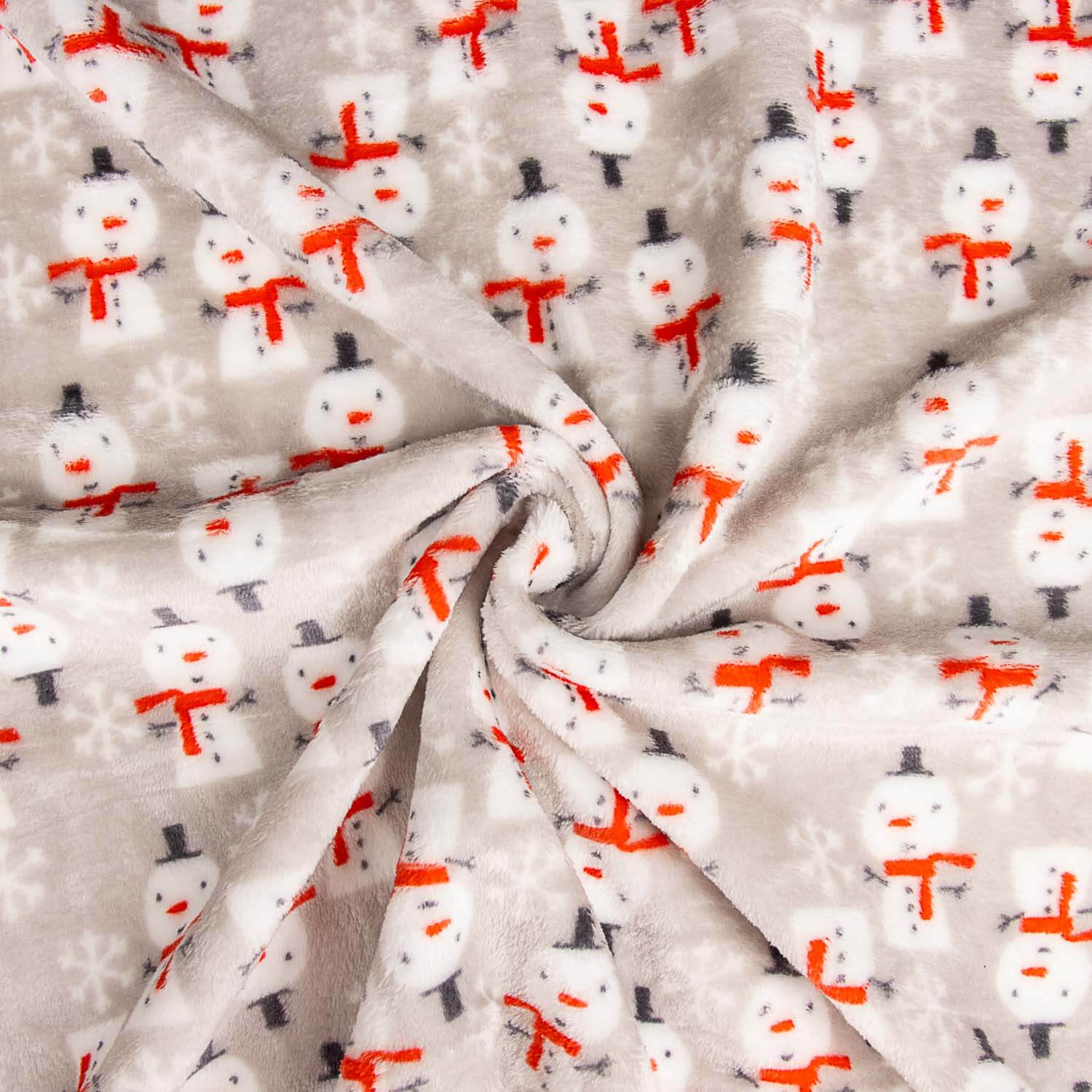 Minky Suave Bonecos de Neve  - Ribes y Casals