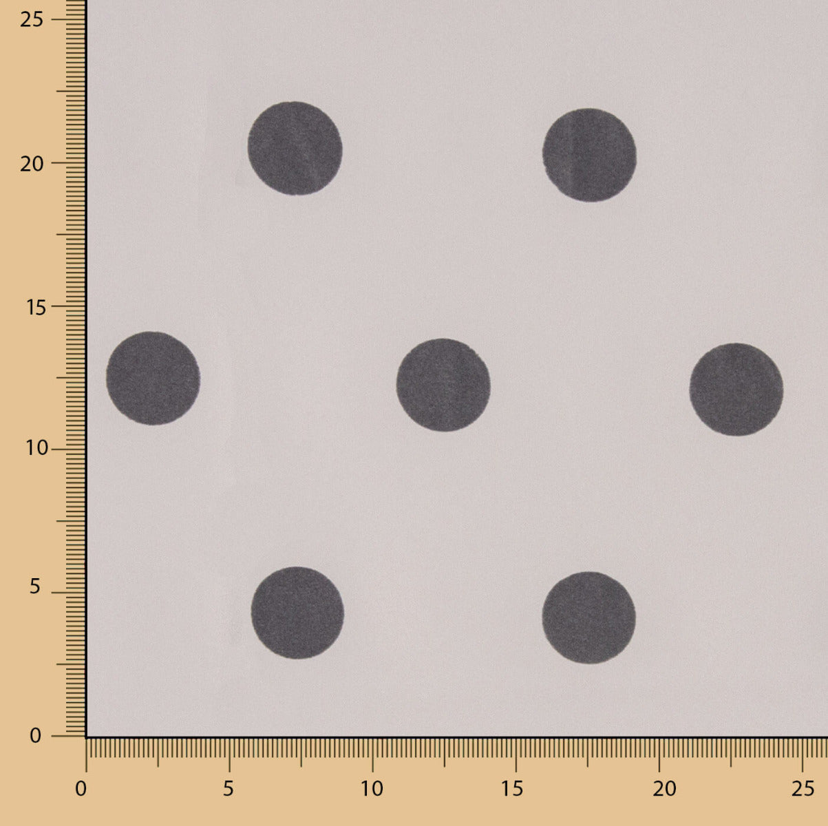 Fama Cinza Bolinhas Flocked Cinza 30mm - Ribes y Casals